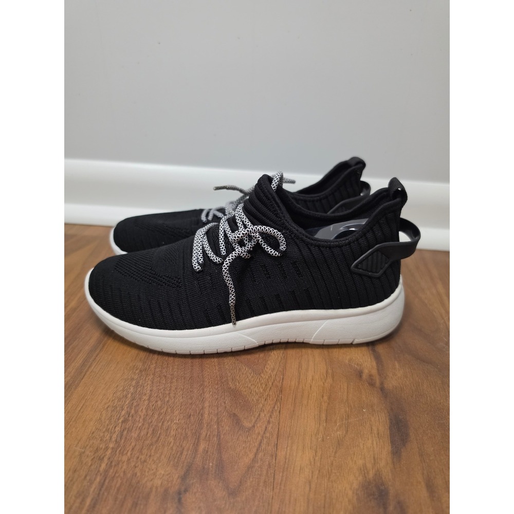 NIB Blondo Kamie Waterproof Sneakers 8 Black Knit B3403 00F Recycled